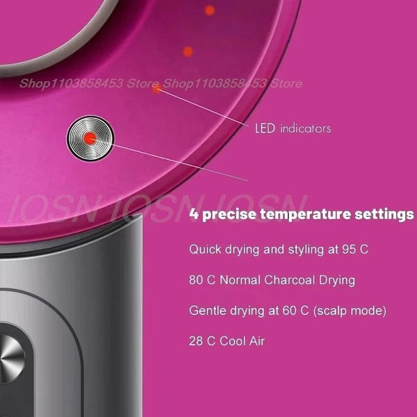 Planet Gates Purple 5 Parts 3.3m / KR Super Hair Dryer Leafless Hairdryer Personal Hair Care Styling Negative Ion Tool Constant Anion Electric Hair Dryers