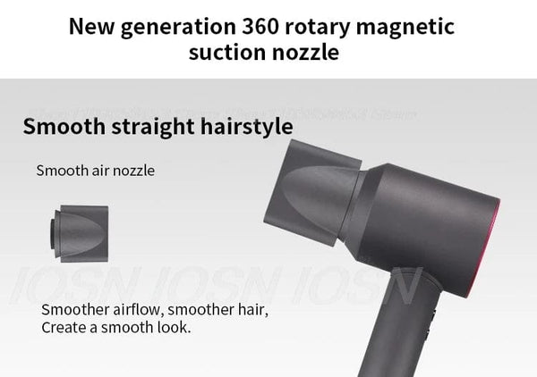 Planet Gates Purple 5 Parts 3.3m / KR Super Hair Dryer Leafless Hairdryer Personal Hair Care Styling Negative Ion Tool Constant Anion Electric Hair Dryers