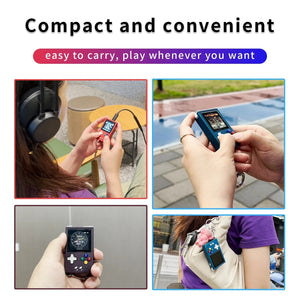 Planet Gates Purple 64G ANBERNIC RG Nano Retro Handheld Game Console RGNano Portable Mini Aluminum Alloy 1.54” IPS Screen 64G 5400 Games Hi-fi Speaker