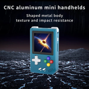 Planet Gates Purple 64G ANBERNIC RG Nano Retro Handheld Game Console RGNano Portable Mini Aluminum Alloy 1.54” IPS Screen 64G 5400 Games Hi-fi Speaker