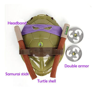 Planet Gates purple Anime Figure Ninja Turtles Movie Fantasy Armor Toy Weapon Leo Raph Mikey Don Cosplay Shell Props Creative Present For Friends