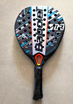 Planet Gates PURPLE Beach Tennis Racket 3K Full Carbon Fiber Rough Surface Interlayer EVA Foam Opening or Hole in A Utensil Outdoor Sports Racquet