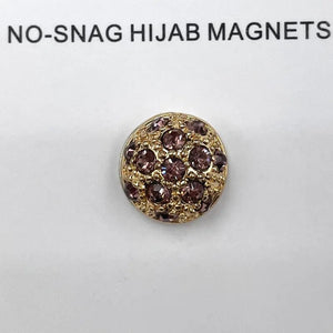 Planet Gates Purple / CHINA Premium 1 Pair Triangle Strong Magnet Hijabs Clip Accessories Muslim Women's Safety No Hole Fixed Turban Scarf Pins Brooches