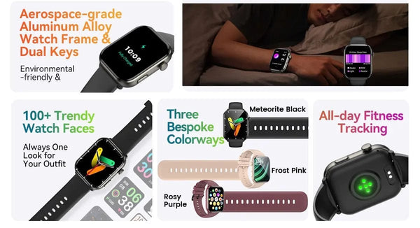 Planet Gates Purple / CHINA [World Premiere] Blackview Smartwatch R60 Watch 1.96'' AMOLED Display 800mAh Bluetooth Phone Calls Health and Fitness Tracking