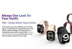 Planet Gates Purple / CHINA [World Premiere] Blackview Smartwatch R60 Watch 1.96'' AMOLED Display 800mAh Bluetooth Phone Calls Health and Fitness Tracking