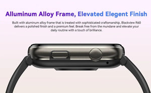 Planet Gates Purple / CHINA [World Premiere] Blackview Smartwatch R60 Watch 1.96'' AMOLED Display 800mAh Bluetooth Phone Calls Health and Fitness Tracking