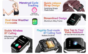 Planet Gates Purple / CHINA [World Premiere] Blackview Smartwatch R60 Watch 1.96'' AMOLED Display 800mAh Bluetooth Phone Calls Health and Fitness Tracking