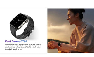 Planet Gates Purple / CHINA [World Premiere] Blackview Smartwatch R60 Watch 1.96'' AMOLED Display 800mAh Bluetooth Phone Calls Health and Fitness Tracking