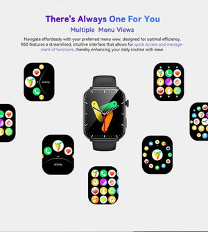 Planet Gates Purple / CHINA [World Premiere] Blackview Smartwatch R60 Watch 1.96'' AMOLED Display 800mAh Bluetooth Phone Calls Health and Fitness Tracking