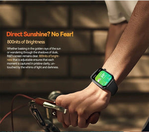 Planet Gates Purple / CHINA [World Premiere] Blackview Smartwatch R60 Watch 1.96'' AMOLED Display 800mAh Bluetooth Phone Calls Health and Fitness Tracking