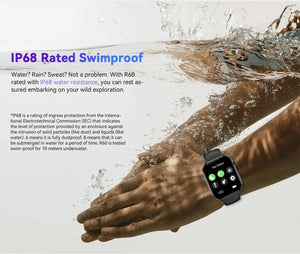 Planet Gates Purple / CHINA [World Premiere] Blackview Smartwatch R60 Watch 1.96'' AMOLED Display 800mAh Bluetooth Phone Calls Health and Fitness Tracking