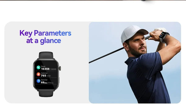 Planet Gates Purple / CHINA [World Premiere] Blackview Smartwatch R60 Watch 1.96'' AMOLED Display 800mAh Bluetooth Phone Calls Health and Fitness Tracking