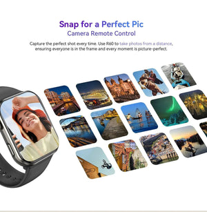 Planet Gates Purple / CHINA [World Premiere] Blackview Smartwatch R60 Watch 1.96'' AMOLED Display 800mAh Bluetooth Phone Calls Health and Fitness Tracking