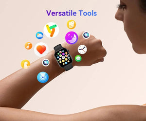 Planet Gates Purple / CHINA [World Premiere] Blackview Smartwatch R60 Watch 1.96'' AMOLED Display 800mAh Bluetooth Phone Calls Health and Fitness Tracking