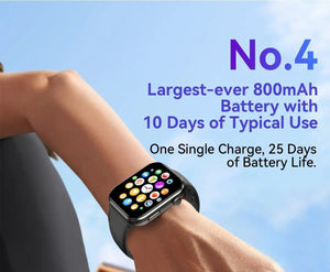 Planet Gates Purple / CHINA [World Premiere] Blackview Smartwatch R60 Watch 1.96'' AMOLED Display 800mAh Bluetooth Phone Calls Health and Fitness Tracking