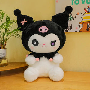 Planet Gates purple cute / 25cm 25/50cm Sanrio Dark Devil Kuromi Doll Plush Toy Cute Girl Cloth Doll Large Plushies Pillow Children's Birthday Gift