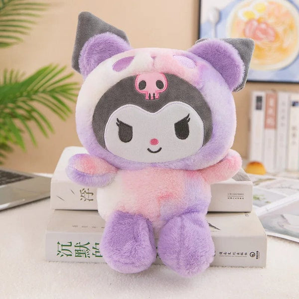 Planet Gates Purple Ears 25CM Sanrio Kuromi Fantasy Plush Toy Crane Gift toys for kids girl Gifts Plush Toys Plushie Stuffed Animal Patung Dolls pillow