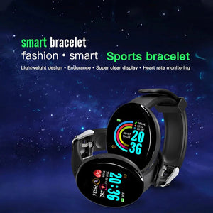 Planet Gates purple For Xiaomi Bluetooth Smart Watch Men Women Blood Pressure Heart Rate Monitor Sport Smartwatch Digital Watches Tracker Reminder