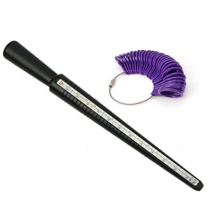 Planet Gates PURPLE Jewellery Tools Ring Size Mandrel Stick Finger Gauge Ring Sizer Measuring Jewelry Tool Set Ring Size Fashion Jewellery Tools