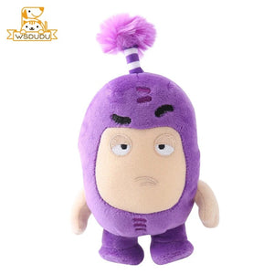 Planet Gates PURPLE Kawaii Oddbods Fuse Bubbles Newt Pogo Slick Jeff Zee Plush Stuffed Toys Cute Cartoon Anime Mini Dolls Soft Pillow Kid Child Gift