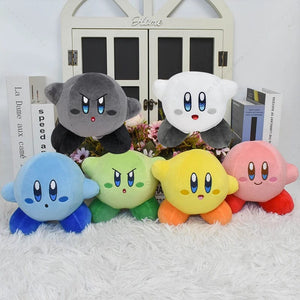 Planet Gates Purple Kirby Game Star Kirby Stuffed Doll Peluche 5“ Kawaii Pink Kirby Grey Kirby Ghost Kirby Anime Plush Toys Christmas Gifts for Children