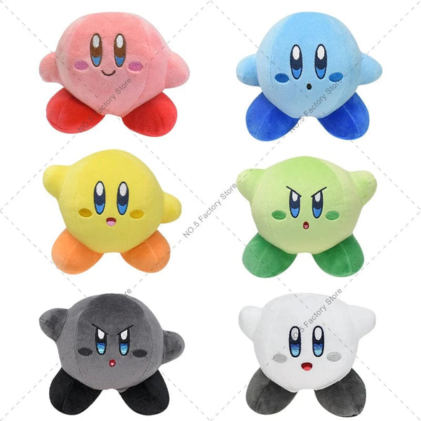 Planet Gates Purple Kirby Game Star Kirby Stuffed Doll Peluche 5“ Kawaii Pink Kirby Grey Kirby Ghost Kirby Anime Plush Toys Christmas Gifts for Children