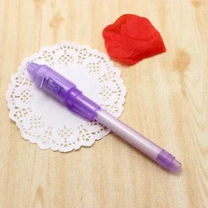 Planet Gates PURPLE Luminous Light Invisible Ink Pen Highlighter Pen Drawing Secret Learning Magic Pen for Kids Party Favors Ideas Gifts Novelty Toy