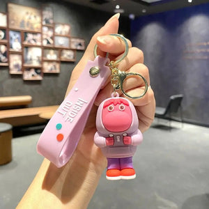 Planet Gates PURPLE New Inside Out 2 Keychain Figure Toy Joy Sadness Anger Disgust Fear Doll Anime Bag Keyring Toy Christmas Gifts