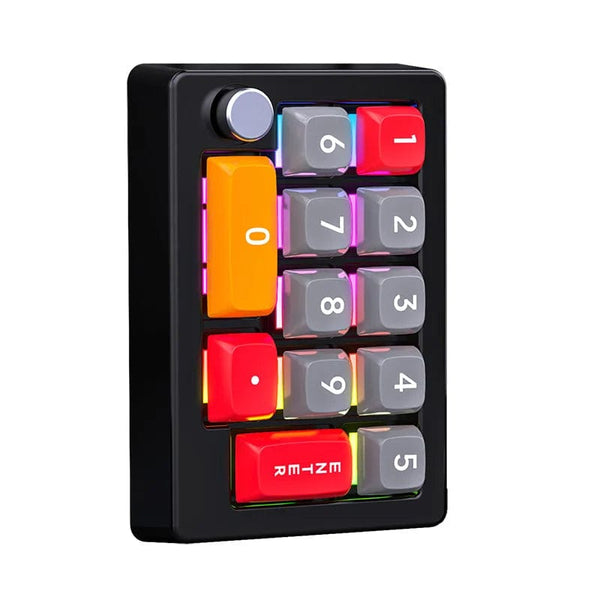 Planet Gates PURPLE / Red Switch / CN 13 Key Macro Programmable Fully Hot Swappable Mechanical Switch 7 Color RGB Light Gaming Mini Keyboard