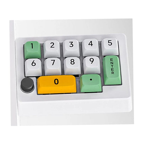 Planet Gates PURPLE / Red Switch / CN 13 Key Macro Programmable Fully Hot Swappable Mechanical Switch 7 Color RGB Light Gaming Mini Keyboard