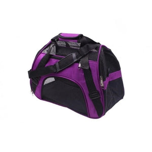 Planet Gates Purple / S 43X30X20cm Cat Bags Portable Dog Carrier Bag Mesh Breathable Carrier Bags for Small Dogs Foldable Cats Handbag Travel Pet Bag Transport Bag