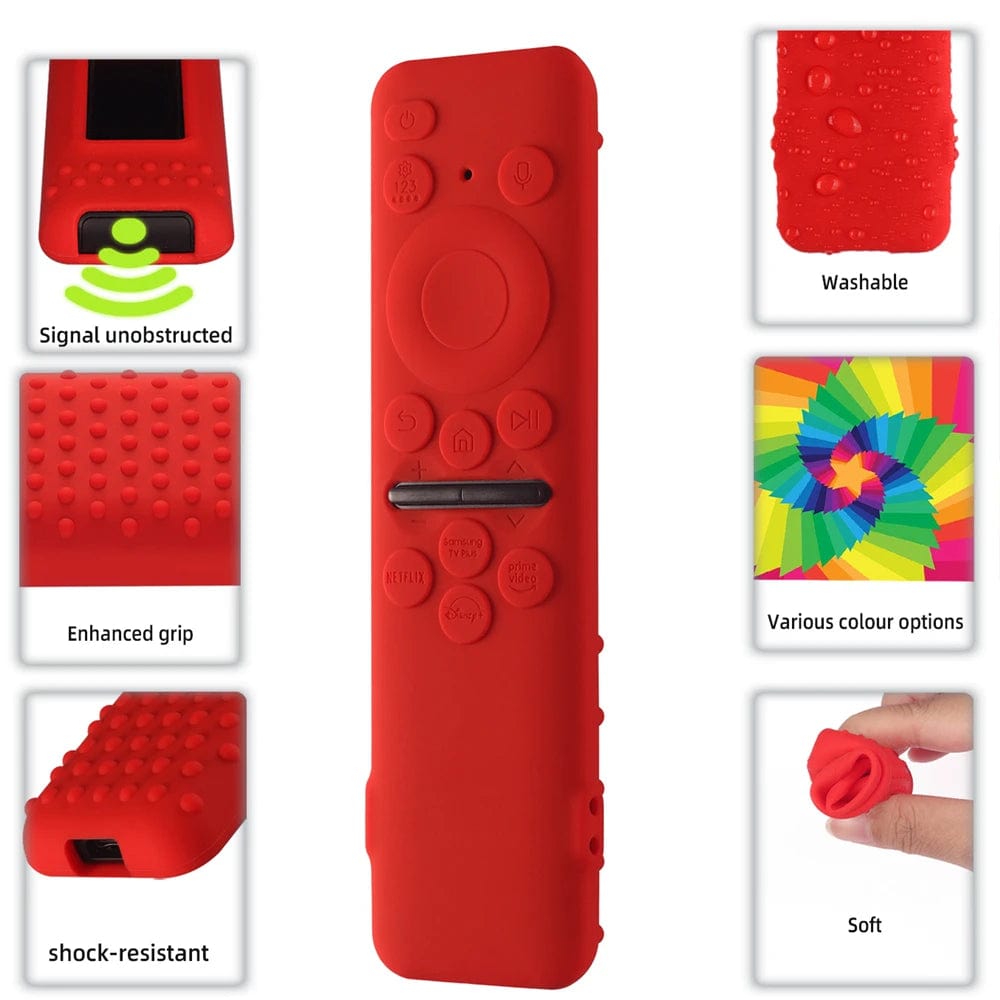 Planet Gates PURPLE Silicone Protective Case for Samsung 2023 Remote Control BN59-01432 Smart TV Remote Dustproof Cover Sleeve for BN59-01432