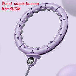 Planet Gates purple Sport Hoops, Abdominal Thin Waist, Intelligent Adjustable Massage Fitness Hoop, Home Gym, Training Weight Loss workout Equipment