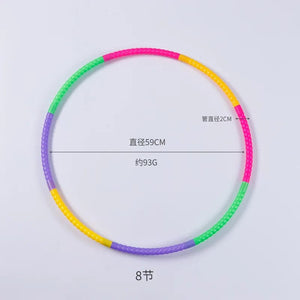 Planet Gates PURPLE Sport Removable Color Hoop Equipment for Children Portable Exercise Plastic Fitness Training Circle Children's Best Gifts