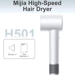 Planet Gates Purple / UK Xiaomi Mijia Electric Hair Dryer H501 High Speed Negative Ions 110,000 Rpm Professional Care Hair 62m/s Wind 1600W Quick Drying
