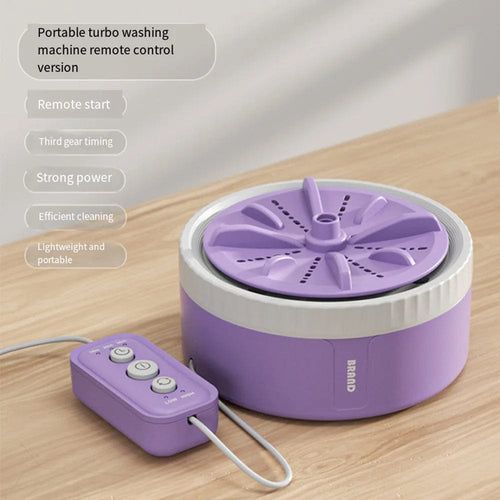 Planet Gates purple USB Mini Portable Washing Machine Small 3 Gears Timer Rotating Turbo Underwear Sock Washer Dishwasher For Baby Travel Home 미니세탁기