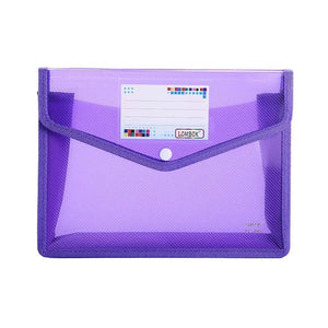 Planet Gates purpleA4 A4/A5File Folder Stationery Storage Folder Waterproof File Organizer Folders Pvc Bag Portfolio Paper Storage Office Organizers