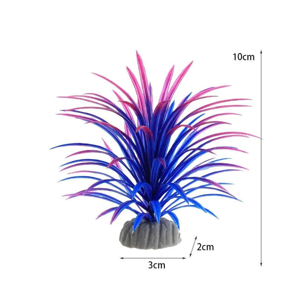 Planet Gates PVC Aquarium Decorative Simulation Artificial Leaves Plant Environmental Protection Materials Aquarium Decorative Accessories