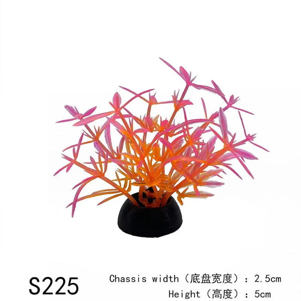 Planet Gates PVC Aquarium Decorative Simulation Artificial Leaves Plant Environmental Protection Materials Aquarium Decorative Accessories