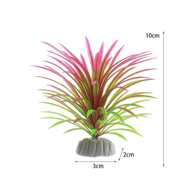 Planet Gates PVC Aquarium Decorative Simulation Artificial Leaves Plant Environmental Protection Materials Aquarium Decorative Accessories