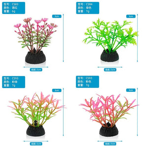 Planet Gates PVC Aquarium Decorative Simulation Artificial Leaves Plant Environmental Protection Materials Aquarium Decorative Accessories
