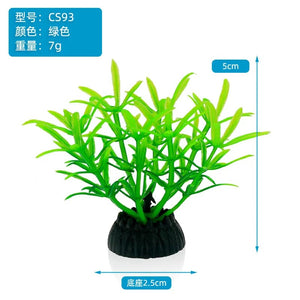 Planet Gates PVC Aquarium Decorative Simulation Artificial Leaves Plant Environmental Protection Materials Aquarium Decorative Accessories