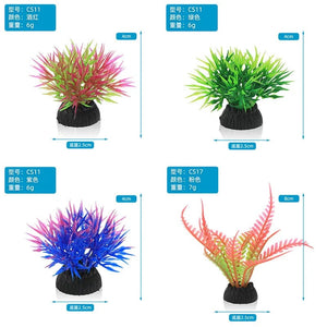 Planet Gates PVC Aquarium Decorative Simulation Artificial Leaves Plant Environmental Protection Materials Aquarium Decorative Accessories
