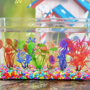 Planet Gates PVC Aquarium Decorative Simulation Artificial Leaves Plant Environmental Protection Materials Aquarium Decorative Accessories