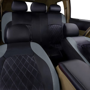 Planet Gates PVC Leather Universal Size Car Seat Cover For 5 Seats Fit For Most Cars