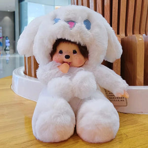 Planet Gates Q Disney 20cm Linabell Transform Stitch Rabbit Totoro Kiki Plush Toy Kawaii Stellalou Plushies Stuffed Doll Kids Christmas Gift