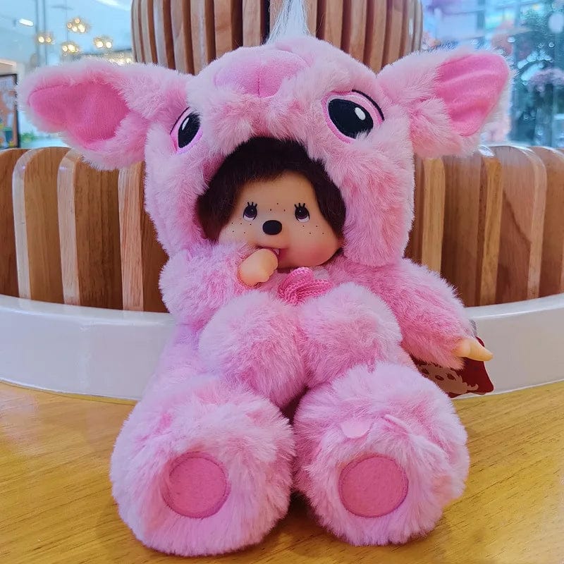 Planet Gates Q Disney 20cm Linabell Transform Stitch Rabbit Totoro Kiki Plush Toy Kawaii Stellalou Plushies Stuffed Doll Kids Christmas Gift