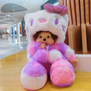 Planet Gates Q Disney 20cm Linabell Transform Stitch Rabbit Totoro Kiki Plush Toy Kawaii Stellalou Plushies Stuffed Doll Kids Christmas Gift