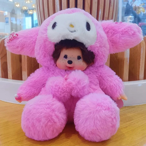 Planet Gates Q Disney 20cm Linabell Transform Stitch Rabbit Totoro Kiki Plush Toy Kawaii Stellalou Plushies Stuffed Doll Kids Christmas Gift