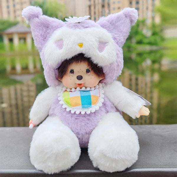 Planet Gates Q Disney 20cm Linabell Transform Stitch Rabbit Totoro Kiki Plush Toy Kawaii Stellalou Plushies Stuffed Doll Kids Christmas Gift